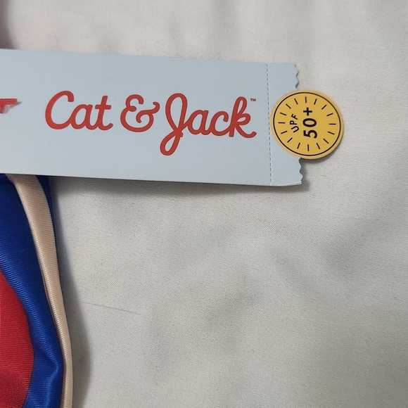 Cat & Jack Red and Blue Swimsuit - Picture 2 of 3
